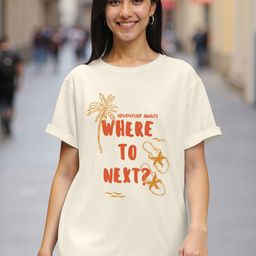 Bewakoof Typography Printed Drop-Shoulder Sleeves Pure Cotton Boyfriend T-shirt-picture-9