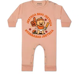Arvesa Kids-Unisex Peach Cotton Rompers-picture-34