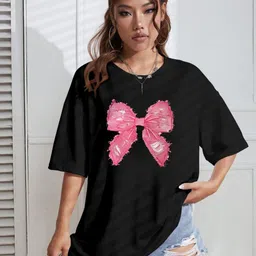 CORSICA Graphic Printed Round Neck Drop Shoulder Oversized T-shirt-image-98