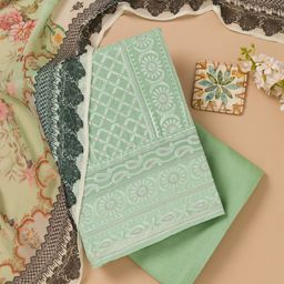 Koskii Embroidered Unstitched Dress Material-image-32