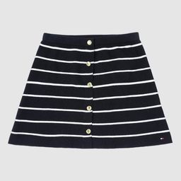 Tommy Hilfiger Girls Striped Mid Rise Skirt-picture-16