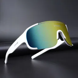 Voyage Unisex Shield Sunglasses with UV Protected Lens-5