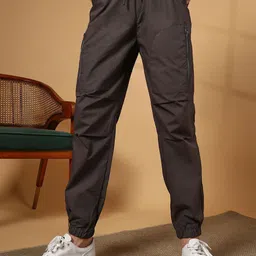 Campus Sutra Men Comfort Mid-Rise Cotton Trousers-picture-19