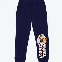 YK Warner Bros Boys Printed Mid-Rise Joggers-picture-29