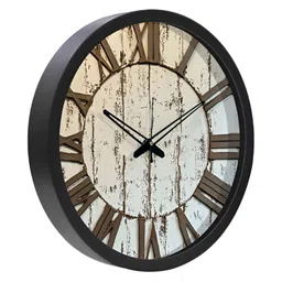 Aura Multicoloured & Multicoloured Printed Contemporary Wall Clock image 2