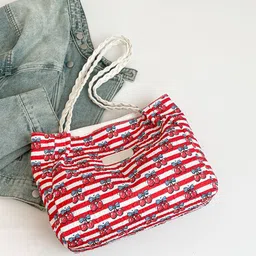 LULU & SKY Printed PU Bucket Handheld Bag-39