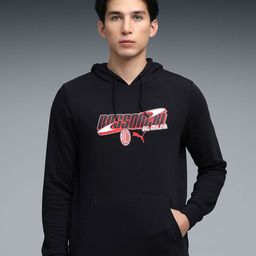 Puma ACM Football Culture Men Regular Fit Graphic Printed Ribbed Pullover Cotton Hoodie-34