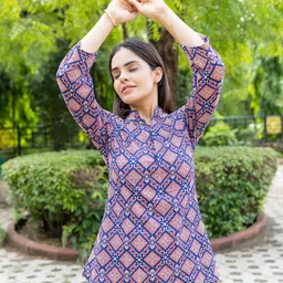 Moda Rapido Women Ethnic Motif Printed Cotton Top-image-15