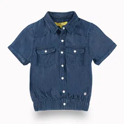Gini and Jony Women Denim Shirt Style Top-image-7