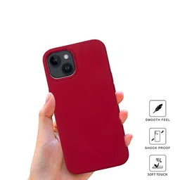SPRIG Solid Printed iPhone 14 Plus Back Case Mobile Accessories image 2