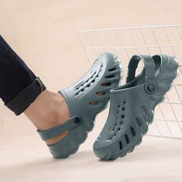 Smoothlite Men Rubber Self Design Clogs image 1