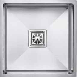 18" X 16" X 10" Matt Finish 304 Grade Stainless Steel Single Bowl Kitchen Sink Vessel Sink-image-68