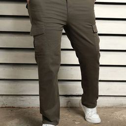 Freeform by High Star Men Straight Fit Cargos Trousers-image-63