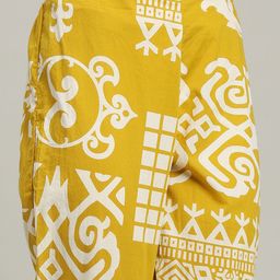 Meena Bazaar Geometric Printed V-Neck A-Line Kurta With Trousers image 3
