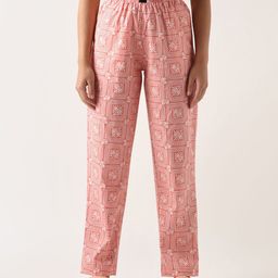Bewakoof Printed Pure Cotton Trousers-image-45