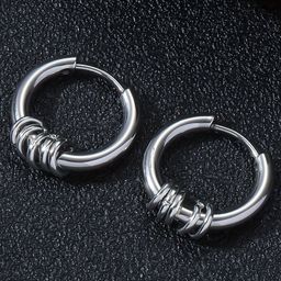 FIMBUL Classic Hoop Earrings-35