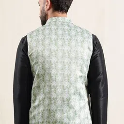 Anouk Geometric Printed Nehru Jacket image 3