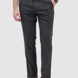 Snitch Men Smart Slim Fit Formal Trousers-image-38