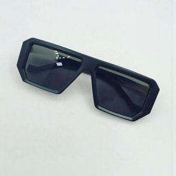 Arzonai Unisex Black Lens & Black Square Sunglasses With UV Protected Lens-picture-14