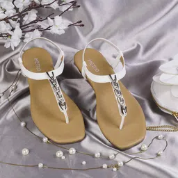 Metro Women T-Strap Flats-82