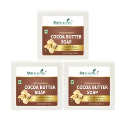 She Essentials Set Of 3 Natural Cocoa Butter Soap - 125 g Each-22