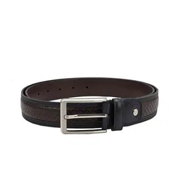 Da Milano Men Textured Tang Closure Casual Belt-image-81