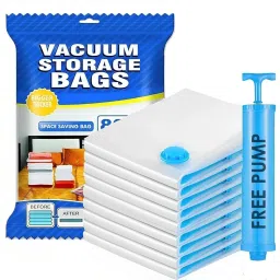 5Pack Vacuum Compression Storage Bags With Pump,Space Saver Sealer Bag M163 Travel Storage Vacuum Bags-image-8