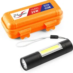 Zoomable LED Metal| SOS Function, 25W Laser COB Torch-11