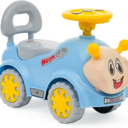 Neon Push Car with Music, for kids 1 to 3 years upto 25 Kgs Under Big Wheels Car Non Battery Operated Ride On-16