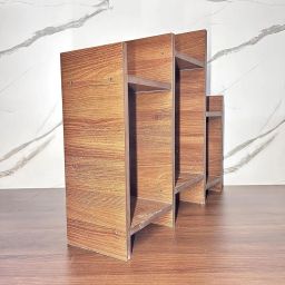 Engineered Wood Side Table/Bookshelf| Storage Shelve for Books Storage Organizer Engineered Wood Open Book Shelf-24