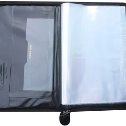 sb grand PU Leather File Folder Document Holder With 20 Leafs for Certificates and Document A4/FS Size Portfolio image 3