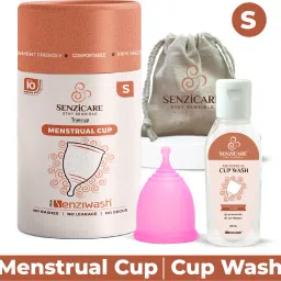 Natural Menstrual Cup Wash & Truecup Small Reusable Menstrual Cup for Women Combo Pack-image-79