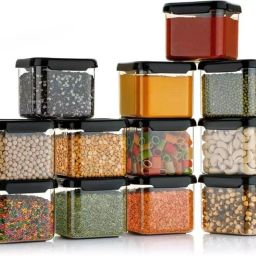 Plastic Cookie Jar - 500 ml, 1100 ml, 1500 ml-image-75