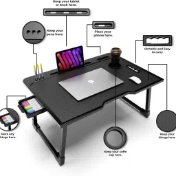 BLACK US BIDING Wood Portable Laptop Table-18