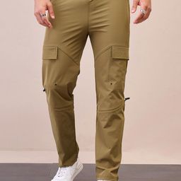 MASCLN SASSAFRAS Men Mid-Rise Slim-Fit Track Pants-image-85