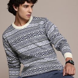 The Roadster Lifestyle Co. Geometric Pullover-image-28