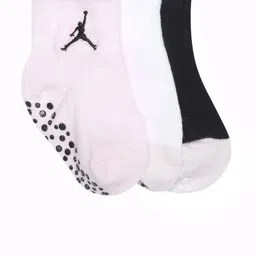 Jordan Unisex Kids Assorted Pack of 3 Quarter Socks-9