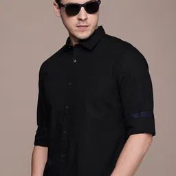 French Connection Pure Cotton Slim Fit Casual Shirt-image-75