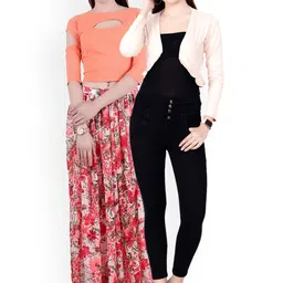 SCORPIOUS Women Pack of Shrug and Top-image-78