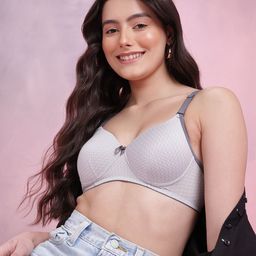 DressBerry Printed Medium Coverage Lightly Padded Bra-25