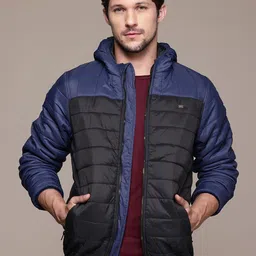 The Roadster Lifestyle Co. Colourblocked Padded Jacket-18