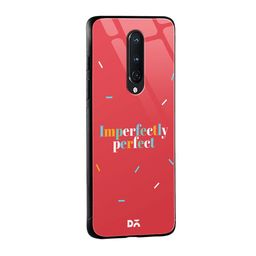 DailyObjects Red & Blue Perfect OnePlus 8 Glass Case image 2