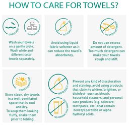 MYTRIDENT Charcoal Set of 4 Solid Hand Towel image 4