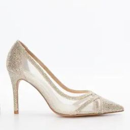 Women Embellished Pointed-Toe Bridged Pumps-image-78