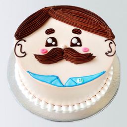 Man Happy Face Cake (1.5 Kg)-image-15