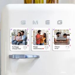 Personalized Anniversary Fridge Magnet Trio-20
