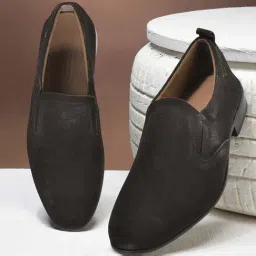 Woodland Men's Dark Brown Casual Loafers-image-42