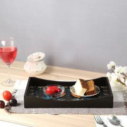 Crayton Birds Printed MDF Rectangular Serving Tray - Set of 1-image-98