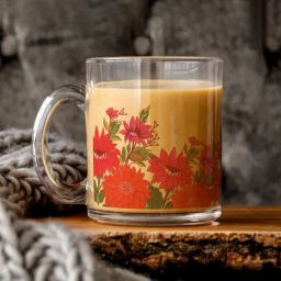 Gathari Jungle Transparent Glass Coffee Mug-43