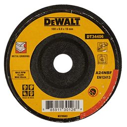 Dewalt DT34406 Diamond Cutting Edge Grinding Wheel (100 x 16 x 6 mm)-Pack of 25-42